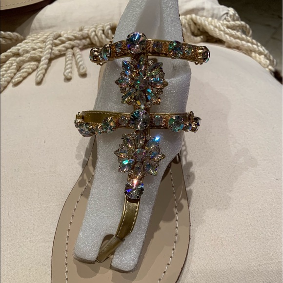 Lily Vanity crystal sandals - Picture 1 of 7